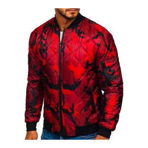 Blouson d'aviateur élégant pour hommes léger à fermeture éclair vêtements d'extérieur décontractés à la mode veste streetwear classique pour hommes manteau confortable et tendance - Product Image 1