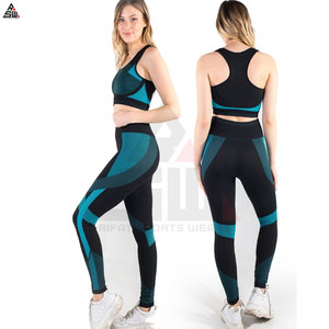 Conjunto de Yoga para Mujer Más Vendido, Talla Grande, de Alta Calidad, Spandex/Poliéster Transpirable y Ligero, Cuello Redondo, Cintura Elástica 2 - Product Image 6