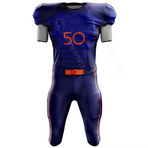 Concevez vos propres ensembles de maillots de football américain par sublimation personnalisés Vêtements de football d'équipe personnalisés Uniforme de football américain - Product Image 5