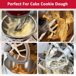 Đứng <span class=keywords><strong>Mixer</strong></span> phụ tùng 4.5 QT đứng <span class=keywords><strong>Mixer</strong></span> Silicone mái chèo thay thế Flex cạnh Beater cho KitchenAid - Product Image 5