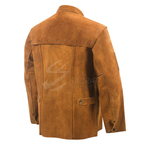 Veste d'hiver pour le soudage de vêtements de travail ignifuges et imperméables avec col montant Logo avant personnalisé Fabriqué au Pakistan Vente en gros - Product Image 2