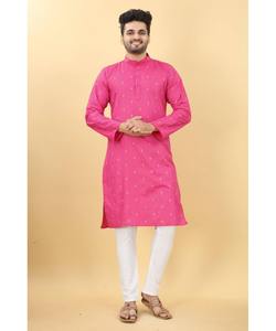 Arabic <b>Indian</b> Punjabi Kurtassalwarkurta Design for Men Green Wedding Latest Style AchkanBandhgalaSherwani <b>Fabric</b> - Product Image 4