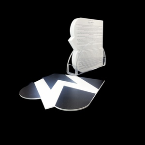 Ensemble de Bencher modèle de lettre Judaica Lucite exquis: Élégants conseillers sépharades pour les bénédictions et les prières dans la tradition juive - Product Image 6