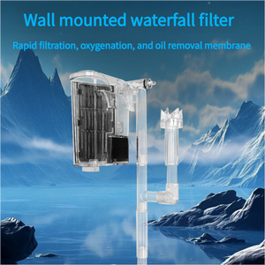 Filtre d'<span class=keywords><strong>aquarium</strong></span> Offre Spéciale filtre à cascade mural filtre externe adapté à la pompe à oxygène de réservoir de poissons intégrée - Product Image 2