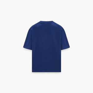 En blanco 300 GSM Heavyweight Boxy-Fit Drop-Shoulder Algodón Hecho Camisetas de hombre Camiseta de verano transpirable - Product Image 6