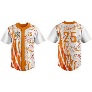 ชุดเบสบอลสำหรับผู้ชายหลากสีชุดเบสบอลสำหรับฝึกซ้อมเสื้อเจอร์ซีย์เบสบอลผู้ผลิตในปากีสถาน - Product Image 1