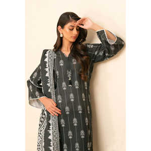 ชุดสัลวาร์ คามีซ ผ้าฝ้ายพิมพ์ลาย 3 ชิ้น พร้อมผ้าคลุมไหล่ สำหรับงานเทศกาล ชุดพื้นเมืองสไตล์ปากีสถาน-อินเดีย รุ่น SD-52256 - Product Image 6