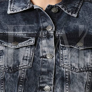 Hermosas chaquetas de mezclilla de algodón 100% para mujer de alta calidad transpirable y disponible en todos los tamaños con etiqueta privada en - Product Image 4