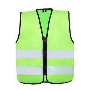 Gilet de sécurité haute visibilité Aalborg avec autocollants et lumières réfléchissants pour un merchandising efficace - Product Image 6