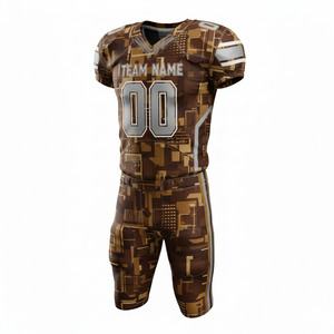 Uniforme de football américain personnalisé, ensemble complet, maillot et pantalon, vêtements de sport d'équipe personnalisés pour hommes, jeunes et adultes - Product Image 2