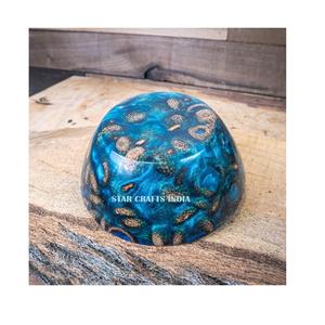 Cuencos de resina para mesa de comedor hechos a mano para fiesta de cumpleaños de Navidad, uso para plato de servicio con Chip & Dip Bowl, comida, postre, ensaladeras - Product Image 4