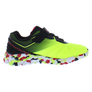 Fila Galaxia 4สายคล้อง Mashup เด็กผู้ชายรองเท้าสี: นีออน/ดำ/แดง100% ของแท้ - Product Image 3