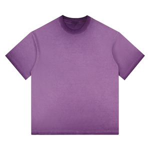 Camiseta de gran tamaño Vintage Unisex de alta calidad, 260 gramos de algodón pesado, camisetas de hombre lavadas con degradado personalizado, 100% algodón - Product Image 6