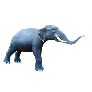 Estatuas de elefante de alta calidad, mezcla de piedra arenisca de mármol, lápida blanca, superficie de estilo occidental, jardín técnico, mano de Color maestro - Product Image 5