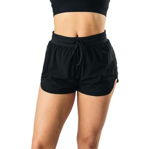 Shorts décontractés d'été 2026 pour femmes, taille haute élastique avec cordon de serrage, à franges, style bohème, amples, pour la plage, en coton respirant - Product Image 3