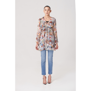 Camisa de cintura estampada para mujer - Product Image 6