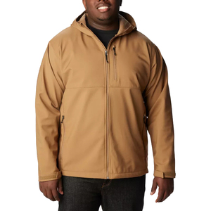Winter <b>Men's</b> Hooded Softshell <b>Jacket</b>-Street Style <b>Lightweight</b> Weather Resistant Eco-Friendly Breathable Front Logo Letter - Product Image 1