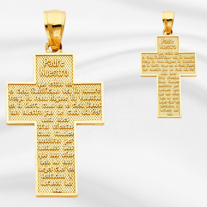 Accessoire religieux chrétien de luxe à la mode de qualité chaude pendentif croix plaqué or pour un usage quotidien pendentifs et breloques de mode - Product Image 6