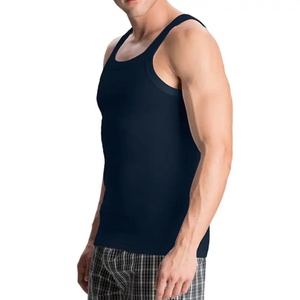 เสื้อกล้ามออกกำลังกายแขนกุดสำหรับผู้ชายเสื้อกล้ามออกกำลังกายเล่นกีฬาทำจากโพลีเอสเตอร์ออกแบบได้ตามต้องการ - Product Image 3