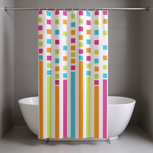 Cortina de ducha multicolor de plástico Gedy (240x200cm) Modelo TVI 1330 0243 - Product Image 3