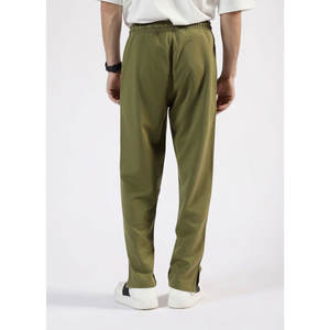 Pantalon de jogging en molleton de coton léger décontracté pour homme avec cordon de serrage élastique respirant à la taille à séchage rapide - Product Image 2