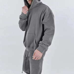 2025 personnalisé en gros Streetwear hommes sweats à capuche imprimer unisexe plaine de haute qualité coupe régulière 100% coton décontracté basics automne à capuche - Product Image 2