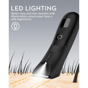 Rasoir électrique pour homme avec lumière LED et écran, lame en céramique étanche - Product Image 5