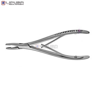 Pinces à gouge manuelles LEMPERT en acier chirurgical inoxydable de 16 cm, pointe droite de 3 mm, MOL ENT, neurochirurgie, clinique, orthopédie, certifiées CE - Product Image 5