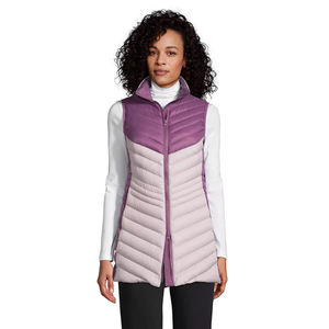 Chaleco ultraligero para mujer, ropa de invierno de alta calidad, personalizada, informal, sólido, sin mangas, acolchada, al por mayor - Product Image 2