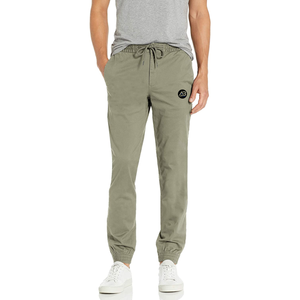 กางเกงจ็อกเกอร์ผ้าแคนวาสพิมพ์ลายลำลองสำหรับผู้ชายขายดี ระบายอากาศได้ดี สวมใส่สบาย กระชับพอดี เอวยางยืด น้ำหนักเบาปานกลาง - Product Image 4