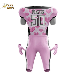 เสื้อแขนสั้นระบายอากาศได้ดีเครื่องแบบทีมฟุตบอลอเมริกันปรับแต่งได้ - Product Image 2