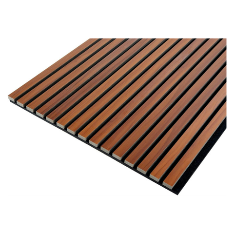 Modern Acoustic Wood Panels Wood Grain Wall Decor Smooth Surface for Home Office School Living Room Apartment Warehouse Bedroom
