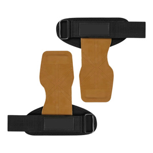 Bandes de poignet rembourrées en néoprène personnalisables unisexes pour l'haltérophilie, poignées en cuir, accessoires de sécurité pour la musculation, poignées de main - Product Image 3