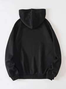 Sudadera con Capucha de Hip Hop para Hombre, con Pedrería, Personalizada, de Forro Polar, Estilo Urbano, Moda Completa - Product Image 2