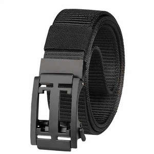 Outdoor Tactical Belt Men <b>Adjustable</b> Comfortable Heavy Duty Nylon Webbing with Metal Buckle Multi-Purpose for Hiking - Product Image 4