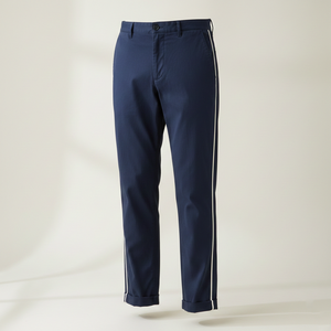Premium Side-Striped Jogger Sweatpants for <b>Men</b> Relaxed Fit Cuffed Cotton Mid High Quality Urban Aesthetic OEM Service <b>Trousers</b> - Product Image 1