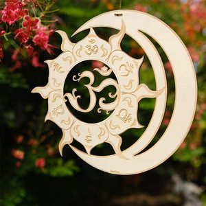 Panneau mural rond en MDF de luxe élégant, style Art déco, sculpté à la main, décoration intérieure, prix bas - Product Image 3