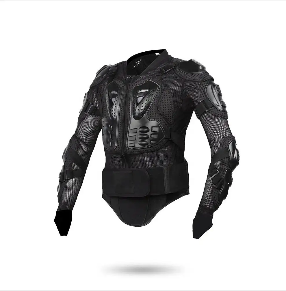 Giacca protettiva per moto armatura completa, protezione della colonna vertebrale toracica Dirt Bike da corsa Motocross maschile