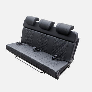 आरवी और मोटरघरों के लिए अनुकूलन योग्य सांस चमड़े के सोफे बिस्तर को कैमपर वैन संशोधित कार सीटों के लिए आरामदायक समायोज्य सीट - Product Image 1