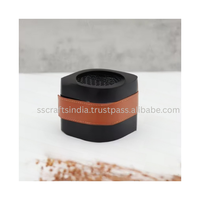 Brûleur de Bakhoor Coriandre Écologique et Durable, Artisanat Indien Religieux, Vente en Gros, Boîte Arabe en Bois de Santal, Élégant pour la Maison