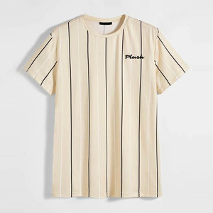 2025 nouveauté personnalisé 100% coton hommes T-Shirts léger séchage rapide respirant à manches courtes coupe régulière de haute qualité - Product Image 1