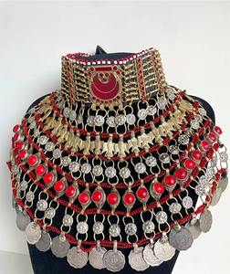 Cuentas de Cobre Hechas a Mano, Joyería Cultural Tribal Afgana Bohemia, Accesorio de Moda Étnico Vintage Decorativo para Mujer, Fiesta - Product Image 4