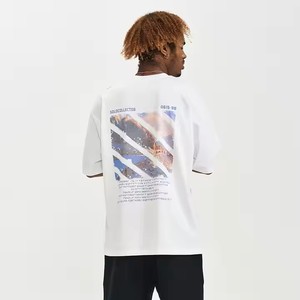 T-shirts tricotés en pur coton pour hommes, OEM, T-shirt à manches courtes, tissu doux, coupe personnalisée, fournisseur de vêtements décontractés confortables - Product Image 6