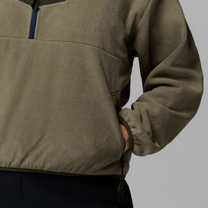 Sweat-shirt pour femmes en tissu polaire, col zippé quart, prix bas, manches longues, design avec impression de logo personnalisé pour commande en gros, décontracté - Product Image 4
