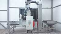 SUISER MAKINE RVS Notenmolen Hakmachine 3 Rollen 250 Kg/u