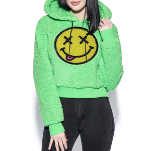 Gran oferta, sudaderas con capucha de colección de invierno para mujer con mangas largas, 100% algodón, Material de la mejor calidad, sudaderas con capucha para mujer - Product Image 4