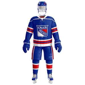Conjunto de uniforme blanco de hockey sobre hielo, pantalones de Jersey de diseño, hockey sobre hielo y hockey sobre césped - Product Image 3