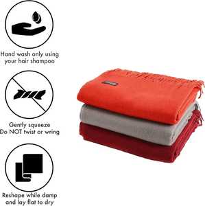 ผ้าแคชเมียร์ผสมขนแกะ30% และอะคริลิค70% เพื่อเพิ่มความสบายให้กับพื้นที่อยู่อาศัยของคุณ - Product Image 6