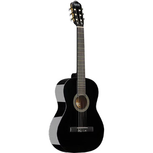 Kit de guitare classique junior 3/4 de 36 pouces pour enfants de 8 à 12 ans, avec sac, capo, sangle et médiators |   Guitare Midex CG-36BK Corps en acajou Manche en sapele Finition brillante - Product Image 4