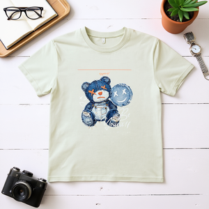 T-Shirt Unisex 100% Cotone 210GSM, Abbigliamento Casual Oversize, Stampa Personalizzata Serigrafica di Rose, Stampa DTG, Disponibile con Trattamenti Termici, Taglia 2XL - Product Image 3